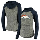 カールバンクス レディース パーカー・スウェットシャツ アウター Denver Broncos GIII 4Her by Carl Banks Women's Championship Ring Pullover Hoodie Heathered Gray/Orange