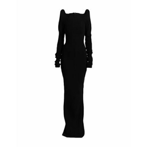 【送料無料】 リックオウエンス レディース ワンピース トップス Maxi dresses Black