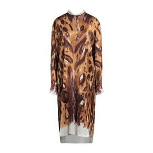 【送料無料】 マルニ レディース ワンピース トップス Midi dresses Brown 【送料無料】 マルニ レディース ワンピース トップス Midi dresses Brown