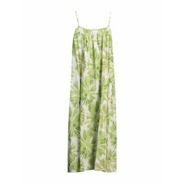 【送料無料】 リビアナコンティ レディース ワンピース トップス Midi dresses Green