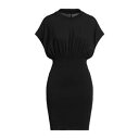 【送料無料】 リックオウエンス レディース ワンピース トップス Mini dresses Black