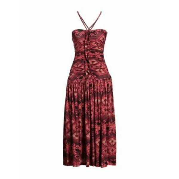 【送料無料】 ウラ・ジョンソン レディース ワンピース トップス Midi dresses Pink