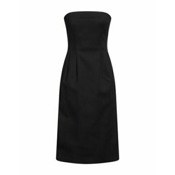 【送料無料】 スポーツマックス レディース ワンピース トップス Midi dresses Black