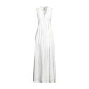 【送料無料】 セミクチュール レディース ワンピース トップス Maxi dresses White(4)