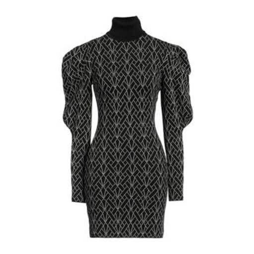【送料無料】 エリザベスフランキ レディース ワンピース トップス Mini dresses Black 【送料無料】 エリザベスフランキ レディース ワンピース トップス Mini dresses Black