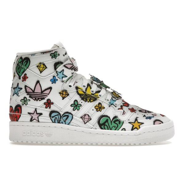 adidas アディダス メンズ スニーカー 【adidas Forum 84 Hi】 サイズ US_9(27.0cm) Jeremy Scott Monogram Graffiti