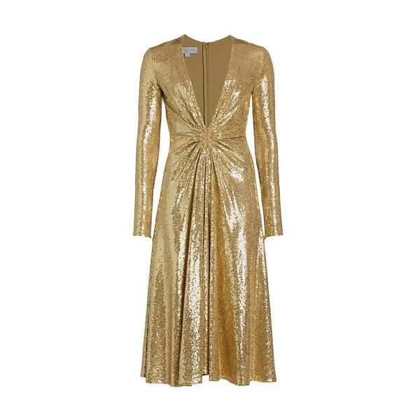 マイケル コース レディース ワンピース トップス Dance Sequined Fit-&-Flare Dress duneのサムネイル