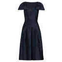 テリージョン レディース ワンピース トップス Jacquard Fit-And-Flare Dress navy