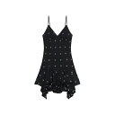 ジバンシー レディース ワンピース トップス Strapless Dress In 4G Silk With Ruffles black silvery