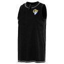 アンティグア レディース Tシャツ トップス Los Angeles Rams Antigua Women 039 s Establishment Tank Top Black