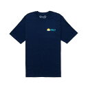 ハーレー メンズ Tシャツ トップス Men's Everyday Sun Stripes Short Sleeve T-Shirt Midnight Aqua