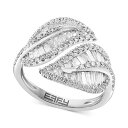 エフィー コレクション レディース リング アクセサリー EFFY Diamond Leaf Bypass Ring (1-1/10 ct. t.w.) in ...