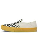 Vans バンズ メンズ スニーカー 【Vans Slip-on Casual Low Tops Skateboarding Shoes Unisex Black White VN0A5HYQ1KP】 サイズ US_M_4(4)