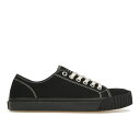Maison Margiela マルタンマルジェラ レディース スニーカー 【Maison Margiela Tabi Low Top Black Black ...