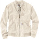 カーハート レディース ジャケット＆ブルゾン アウター Carhartt Women 039 s Crawford Bomber Jacket Natural