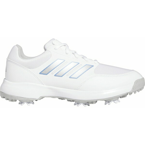 アディダス レディース ゴルフ スポーツ adidas Women's Tech Response 3.0 Golf Shoes White/Silver/Blue 1