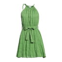 BERNA ヴェルナ ワンピース トップス レディース Short dresses Green