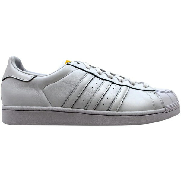 adidas アディダス メンズ スニーカー 【adidas Superstar Pharrell Supershell White/White-Yellow】 サイズ US_10(28.0cm) White/White-Yellow(4)