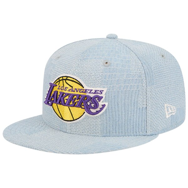 ニューエラ メンズ 帽子 アクセサリー Los Angeles Lakers New Era Injection Denim Patchwork 9FIFTY Snapback Hat Denim