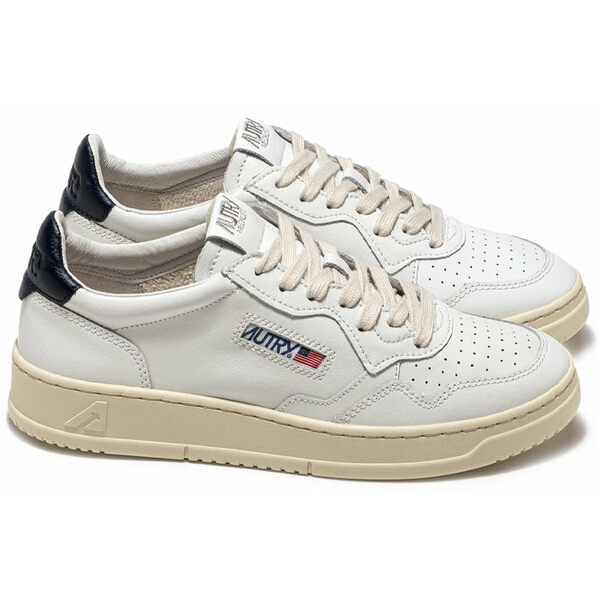 AUTRY オートリー メンズ スニーカー 【Autry Medalist Leather Low 'White Dark Blue' AULM-LL12】 サイズ US_9(27.0cm)