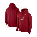 ナイキ メンズ パーカー・スウェットシャツ アウター Men's Cardinal Stanford Cardinal Logo Club Pullover H...