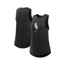 ナイキ レディース カットソー トップス Women's Black Chicago White Sox Legacy Icon High Neck Fashion Tank Top Black