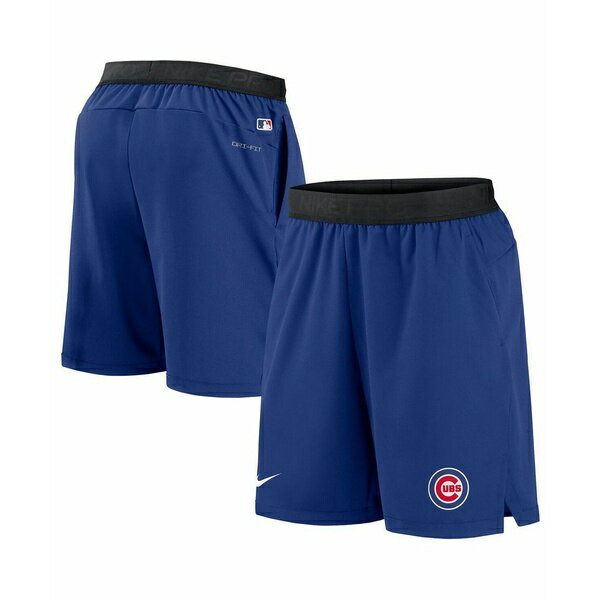 ナイキ メンズ カジュアルパンツ ボトムス Men's Royal Chicago Cubs Authentic Collection Flex Vent Max Performance Shorts Royal