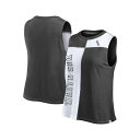 ファナティクス レディース カットソー トップス Women's Black/White Chicago White Sox Color-Block Tank Top Black/White