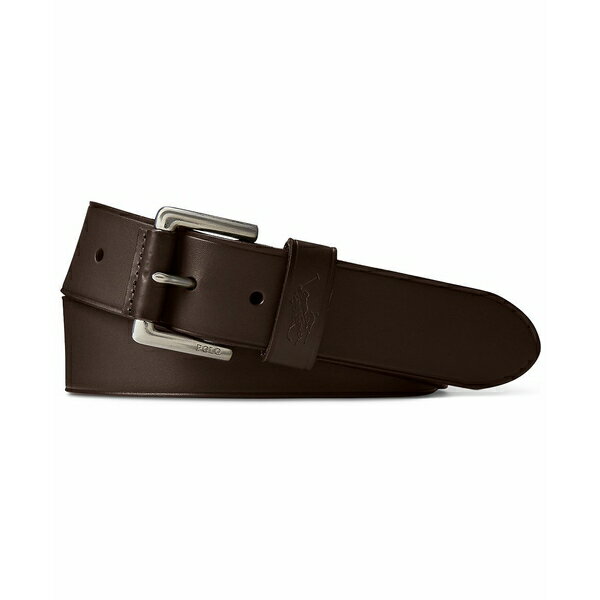 ラルフローレン メンズ ベルト アクセサリー Men's Leather Dress Belt Polo Brown