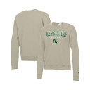 チャンピオン レディース パーカー・スウェットシャツ アウター Women's Tan Michigan State Spartans Powerblend P...