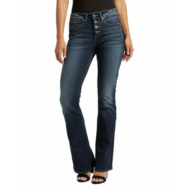 シルバージーンズ レディース デニムパンツ ボトムス Women's Suki Mid Rise Bootcut Jeans Indigo