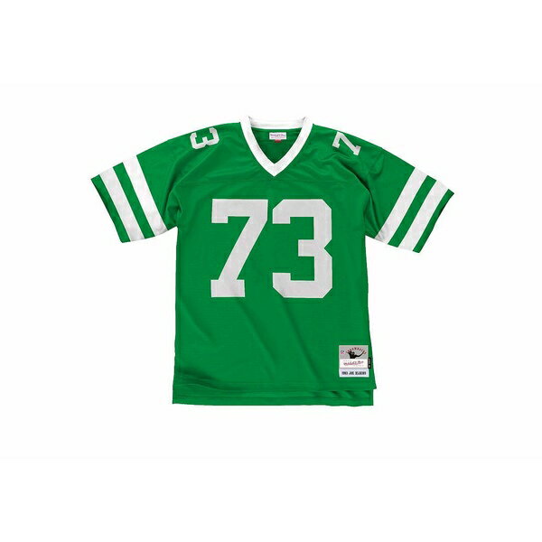 ミッチェル&ネス メンズ シャツ トップス New York Jets Men's Replica Throwback Jersey - Joe Klecko Kelly Green