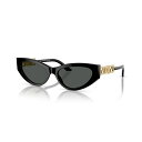 ヴェルサーチ レディース サングラス&アイウェア アクセサリー Women's Sunglasses, Ve4470B Black