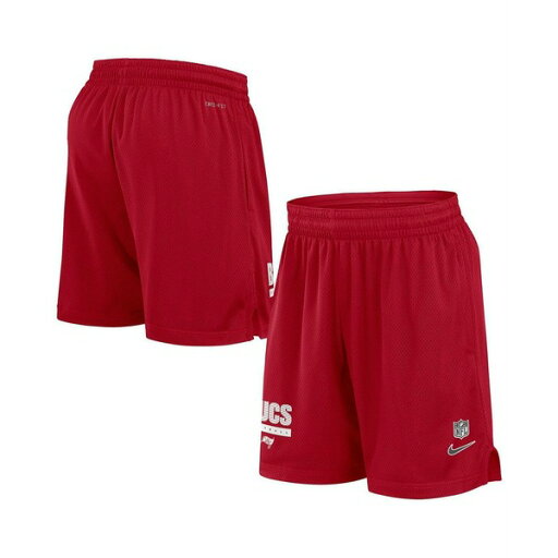 ナイキ メンズ カジュアルパンツ ボトムス Men's Red Tampa Bay Buccaneers 2024 Sideline Performance Mesh Shorts Red, White ナイキ メンズ カジュアルパンツ ボトムス Men's Red Tampa Bay Buccaneers 2024 Sideline Performance Mesh Shorts Red, White