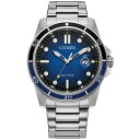 シチズン メンズ ブレスレット・バングル・アンクレット アクセサリー Eco-Drive Men's Stainless Steel Bracelet Watc...