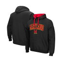 コロシアム メンズ パーカー・スウェットシャツ アウター Men's Black Maryland Terrapins Big and Tall Arch & Logo 2.0 Pullover Hoodie Black(4)