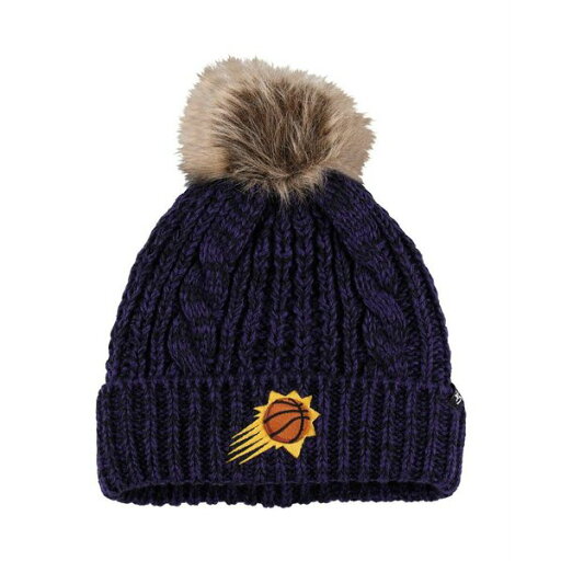 47ブランド レディース 帽子 アクセサリー Women's Purple Phoenix Suns Meeko Cuffed Knit Hat with Pom Purple 47ブランド レディース 帽子 アクセサリー Women's Purple Phoenix Suns Meeko Cuffed Knit Hat with Pom Purple