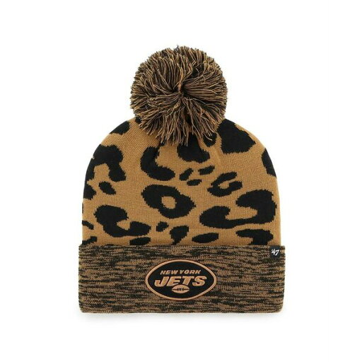 47ブランド レディース 帽子 アクセサリー Women's Brown New York Jets Rosette Cuffed Knit Hat with Pom Brown 47ブランド レディース 帽子 アクセサリー Women's Brown New York Jets Rosette Cuffed Knit Hat with Pom Brown