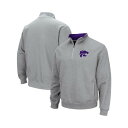 コロシアム メンズ ジャケット&ブルゾン アウター Men's Heathered Gray Kansas State Wildcats Tortugas Te...
