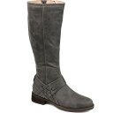 ジャーニーコレクション レディース ブーツ シューズ Women's Extra Wide Calf Meg Boot Gray