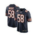 ナイキ メンズ シャツ トップス Men's Darnell Wright Navy Chicago Bears 2023 NFL Draft First Round Pick Game Jersey Navy(4)