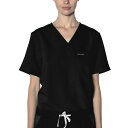 メンバーズオンリー レディース カットソー トップス Women's Bari 1-Pocket Scrub Top Black