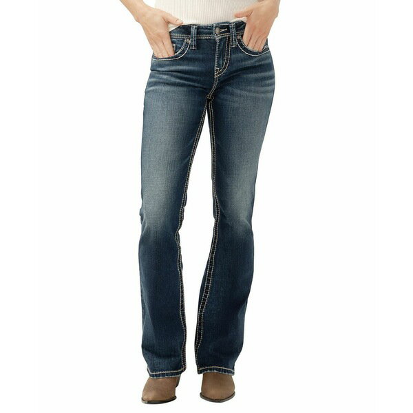 シルバージーンズ レディース デニムパンツ ボトムス Women's Suki Mid Rise Curvy Fit Bootcut Jeans Indigo