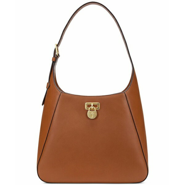 ラルフローレン レディース ショルダーバッグ バッグ Leather Medium Tanner Shoulder Bag Lauren Tan