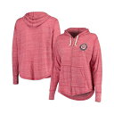 ソフト?アズ ア?グレープ レディース パーカー・スウェットシャツ アウター Women's Red Washington Nationals Plus Siz...