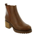 ミア レディース ブーツ シューズ Women's Jody Lug Sole Wide-Width Chelsea Booties Luggage