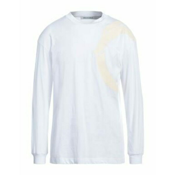 【送料無料】 トラサルディ メンズ Tシャツ トップス T-shirts White