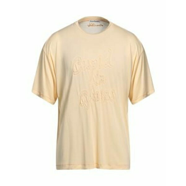 【送料無料】 アクネ ストゥディオズ メンズ Tシャツ トップス T-shirts Yellow