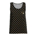 【送料無料】 モスキーノ メンズ タンクトップ アンダーウェア Tank tops Black