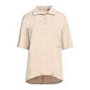 【送料無料】 ヒノミネイト レディース ポロシャツ トップス Polo shirts Beige